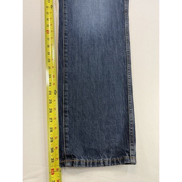 Banana Republic High Rise Straight Jeans Women’s 31/12 Tall Washwell 100% Cotton - Picture 6 of 10